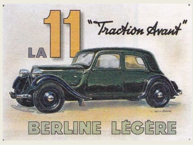 Ad for the saloon Citroen Traction 11